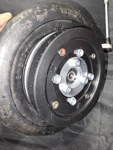 razor crazy cart Custom Race Slick 8x3.00-4 Front Wheel STD/XL - 第 7/11 張圖片