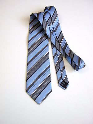 LUGARI Neue Krawatte 100% Seide Blau Made in Italy Original Geschenkidee