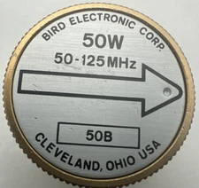 Bird 43 Thruline WattMeter Element 50W 50B 50-125MHz