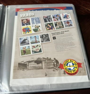 アメリカ切手 celebrate the century 1900-1999 USPS Celebrate the Century Commemorative Stamp Collection