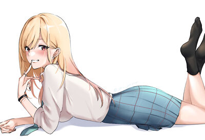 Anime girls kitagawa marin sono bisque doll wa koi wo playmat gaming mat