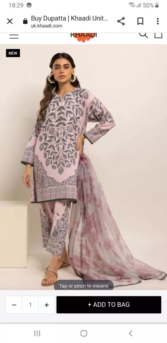 khaadi kurta size 16 eBay