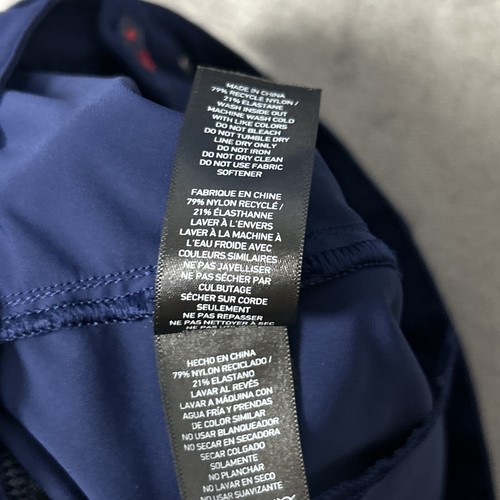 Pantalones de cercanías Rhone para hombre chinos azul marino 34 33" entrepierna exterior senderismo golf poliéster - Imagen 7 de 14