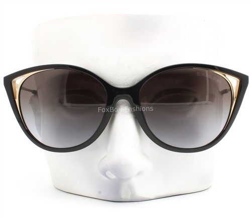 Michael Kors Sunglasses Alexandria MK 2152U Gloss Black Light Gold w/case - Picture 2 of 6