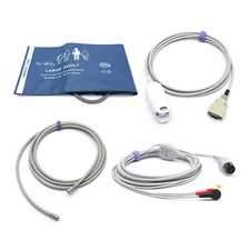 Zoll Accessories Bundle - Cuff, Hose, SpO2 Masimo, ECG - Same Day Shipping - USA
