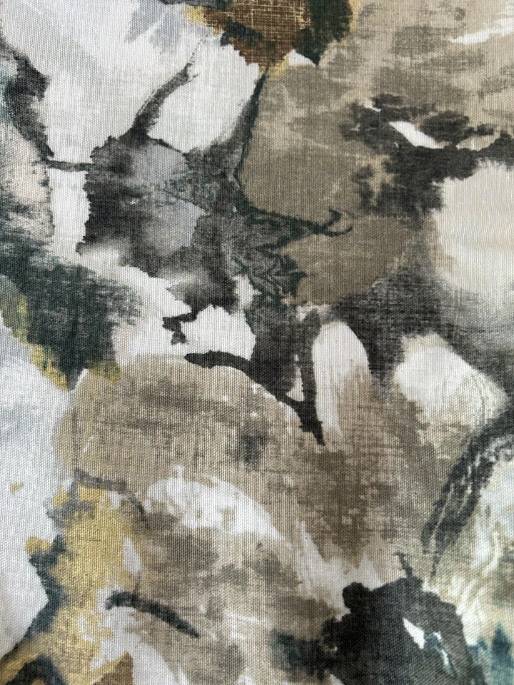 Almohada para cortinas Mill Creek Swavelle tela de costura acuarela floral 3 yardas Foto 3 de 4