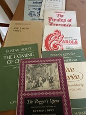 Vintage Music Scores. 8 Titles