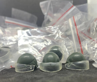 New Gi Joe Reproduction Visor And Helmet 1 Set Per Lot Fits OG Joes Dark Green