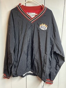 New York Fire Department Football Champion Embroidered Pull-over Windbreaker XL