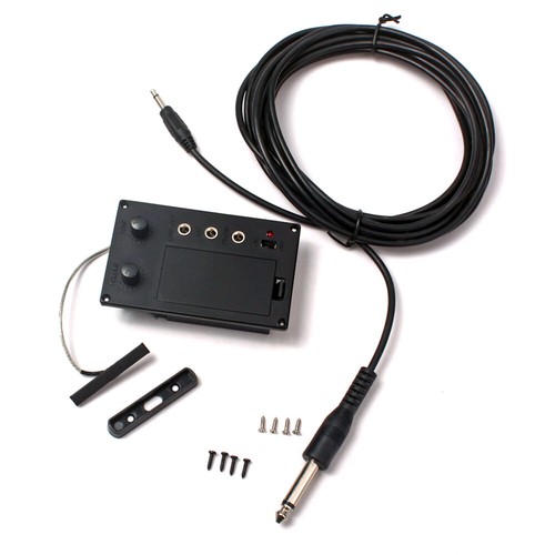 1 Set Violin Silent Mute Pickup Preamp Equalizer with Violin Pickup Cable - Picture 11 of 12