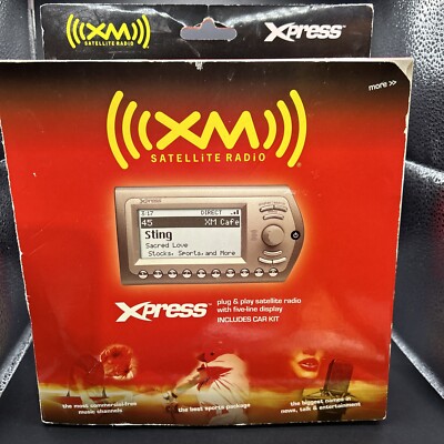 Xm Radio Factory Sealed Audiovox XM Satellite Radio Xpress XMCK-10A w ...