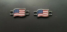 RED WING USA FLAG SHOE LACE KEEPERS (2 KEEPERS)  - BRAND NEW
