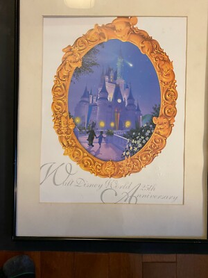 Disney - 1996年／WDW25周年 限定！♥ディズニー ポスター♥ WALT DISNEY WORLD 25TH ANNIVERSARY POSTER, ORIGINAL