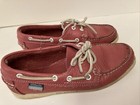 Sebago Boat Shoe Women's size 7.5 M Docksides Dark Pink Leather Comfort Sneaker — photo 1