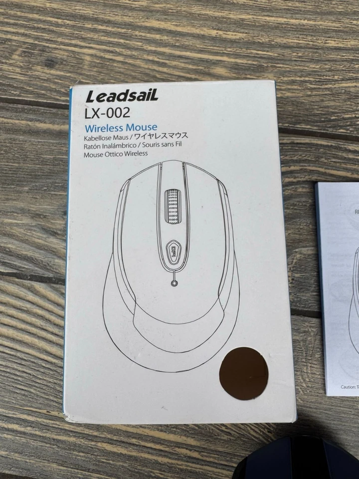 Leadsail LX-002 Wireless Optical Mouse 2.4GHz RF Cordless For Home & Office Use - Image 4 of 4