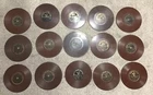 lot of 15 Berliner 7" Brown Record's - list of titles in description