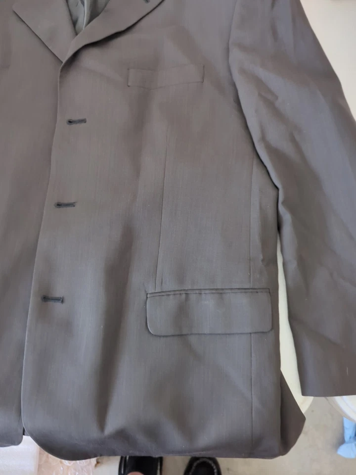 Chaqueta de traje gris a medida Giorgio Cosani Le Collezioni Foto 4 de 4