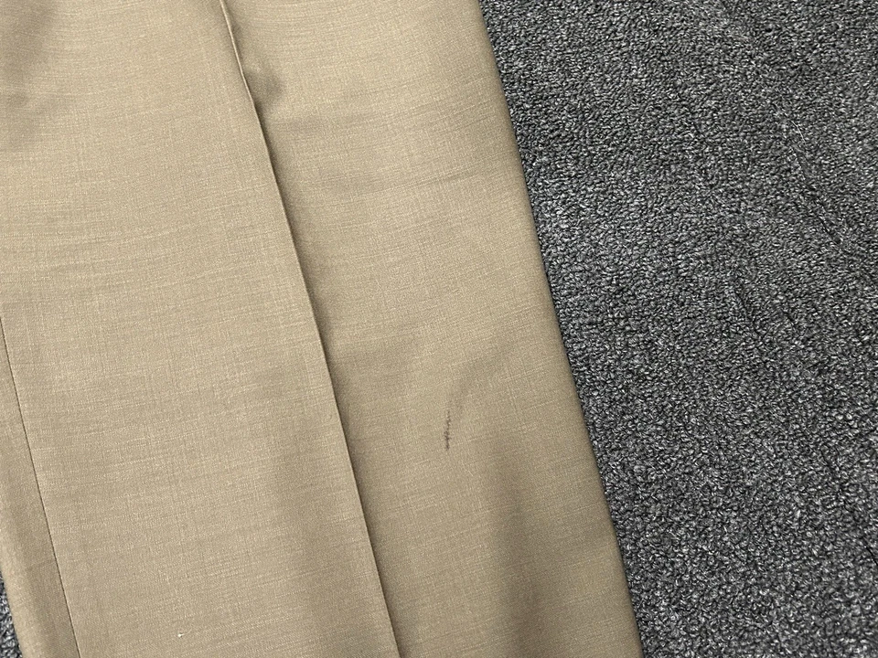 Pantalones de lana vintage Joseph and Lyman para hombre 36x32 marrón pantalones hechos en Canadá Foto 3 de 4