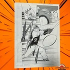 z8049 Fastball Tenamonya Original Japan Manga Comic Art  Page 12 Baseball