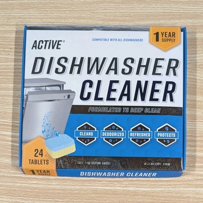Dishwasher Active Cleaner And Deodorizer Tablets 24 Pk Deep Cleaning Deodorizer