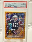 2024 Topps Chrome - Tom Brady #120 Gold Geometric /50 Psa 10