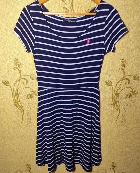 Women Polo Ralph Lauren Dress White Cotton XXS