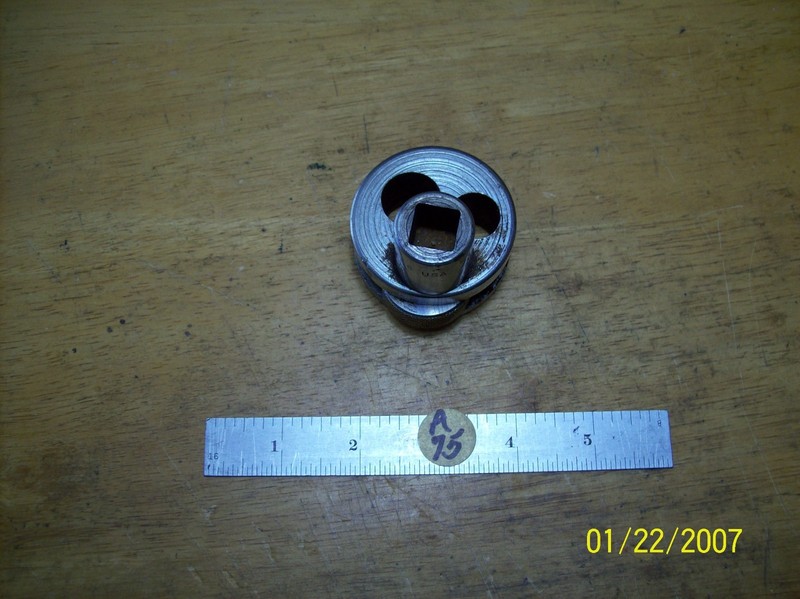 Snap On Tools 1/2" Drive Stud Remover Tool USA #-A36 G.U.C. 