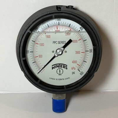 #ad #ad WINTERS Pressure Gauge 0 600 PSI 4 1 2quot; 1 2quot; Stainless Connetion PPC5069R1 NEW $59.95
