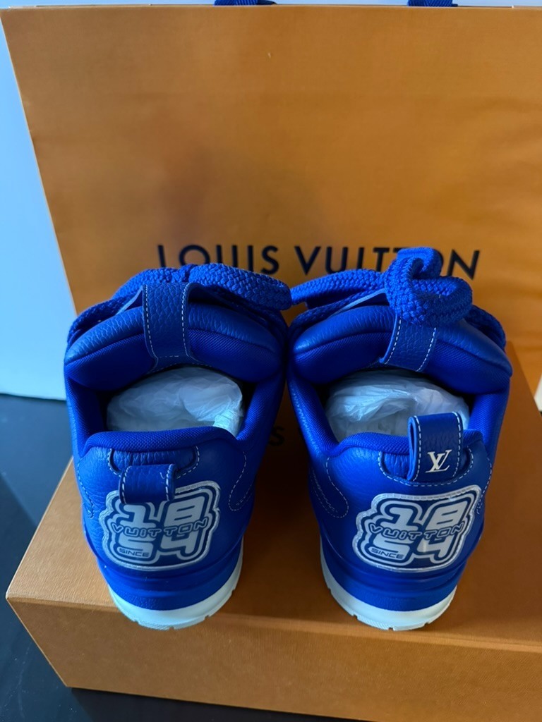 Louis Vuitton LV Skate Sneaker "Blue" Mens Size 9.5 (NEW-read) image 3