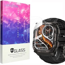 Compatible for KOSPET Tank M4 Smart Watches Screen Protector, [3 Pack] 9H Tem...