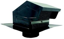 Builder's Best 12636 Roof Vent Cap, Galvanized Steel, Fits Duct Size: 4 Dia in