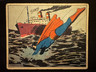 1940 Superman Gum Inc. 20 Peril at Sea DC Comics Marvel Coll