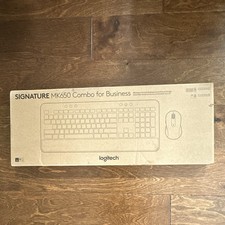 Logitech Signature MK650 Business Wireless/Bluetooth QWERTY Silent Keys Combo