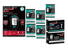 Lifesmart Meter LS-946N+ 125 Ketone Test Strips+ 100 Glucose Strips & Lancet