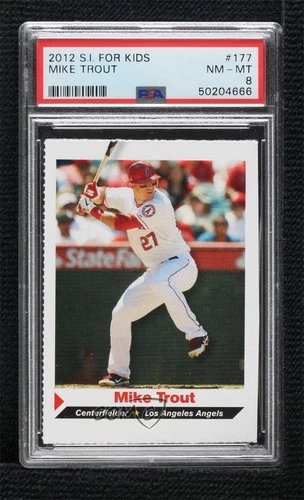 2012 Sports Illustrated for Kids Series 5 Mike Trout #177 PSA 8 0nr3