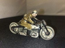 GIAPPONE ANTEGUERRA LATTA MILITARE MOTO SIDECAR WINDUP