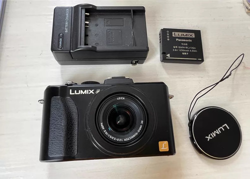 Panasonic LUMIX DMC-LX5 10.1MP 3.8X Optical Zoom Digital Camera Black 90% NEW