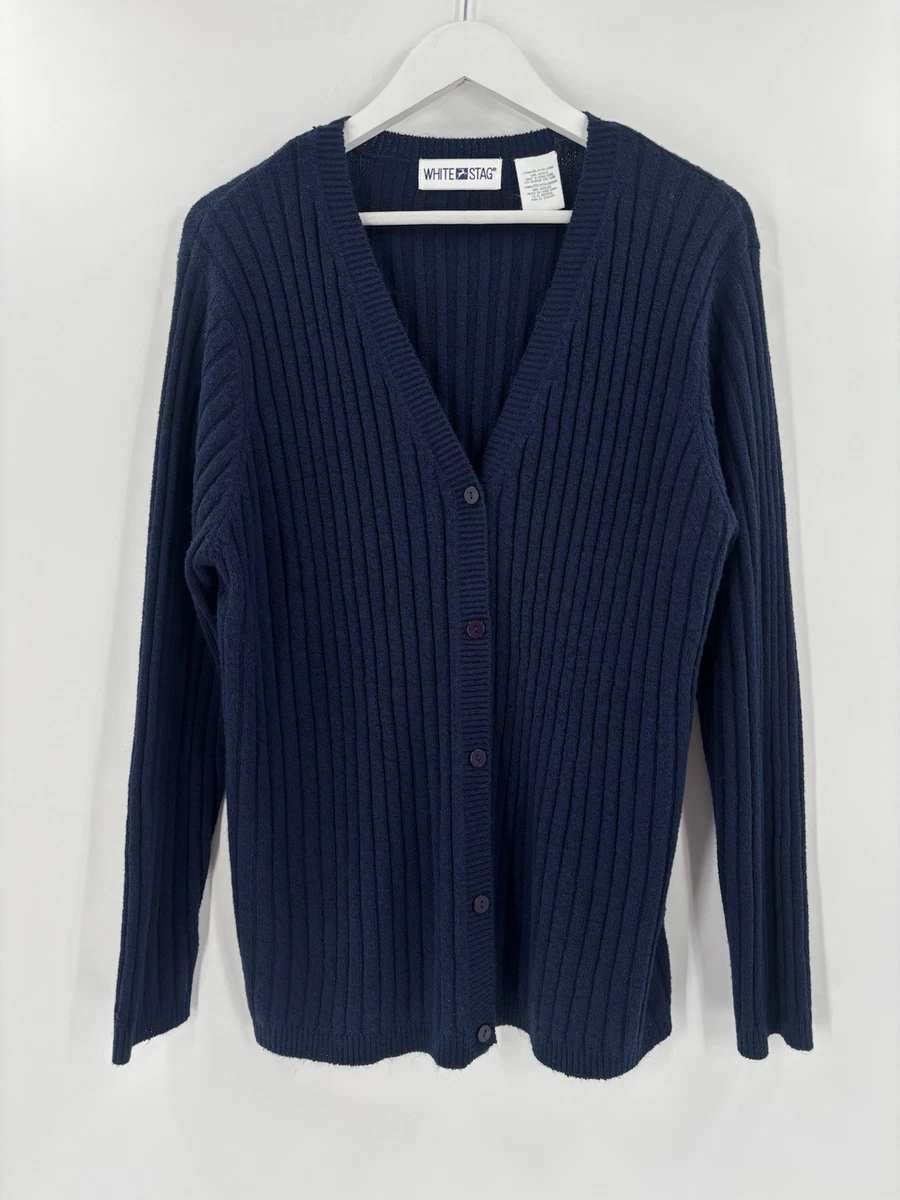 Cardigan Femme White Stag Bleu Marine - Taille 3X (plus), Occasion Très Bon état
