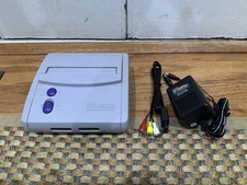 RGB Bypass Mod Super Nintendo SNES JR Mini 1-CHIP SNS-101 Console and Cables T
