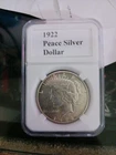 1922-S 1923 1924 $1 Peace Silver Dollars.