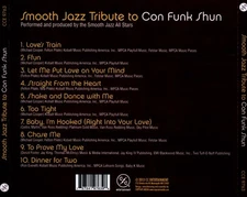 VARIOUS ARTISTS - SMOOTH JAZZ TRIBUTE TO CON FUNK SHUN NEW CD