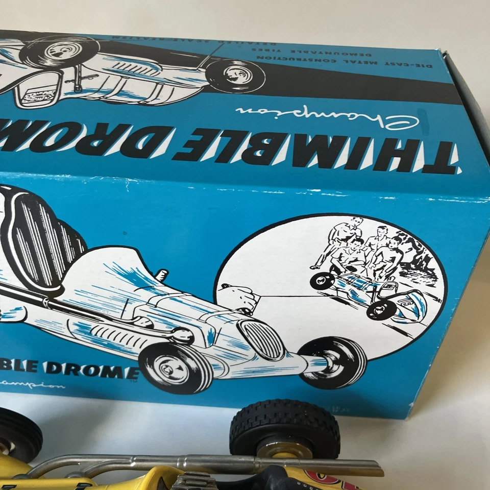 Vintage Nylint Thimble Drome Tether Midget Toy Race Car Line Control - Image 4 of 4