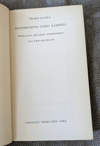 Franz Kafka Collected Writings vol. 1-5 Schocken 1946 in German - Foto 11 di 12
