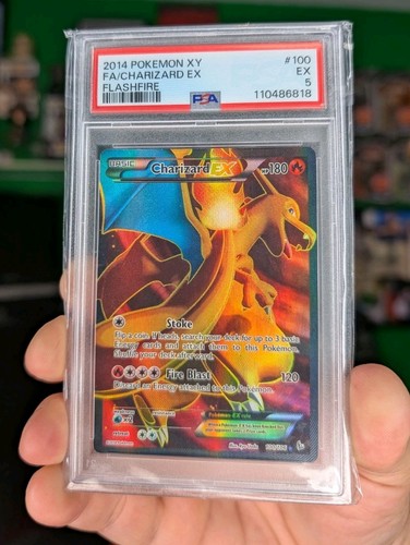 Charizard-EX graded PSA 5 for sale on eBay