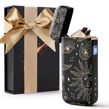 Electric Arc Lighter USB Rechargeable Windproof Flameless Plasma Lighter Gifts