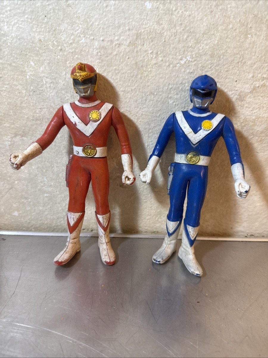 Taiyou Sentai Sun Vulcan 2 Soft Vinyl Figures Pops Vintage Power