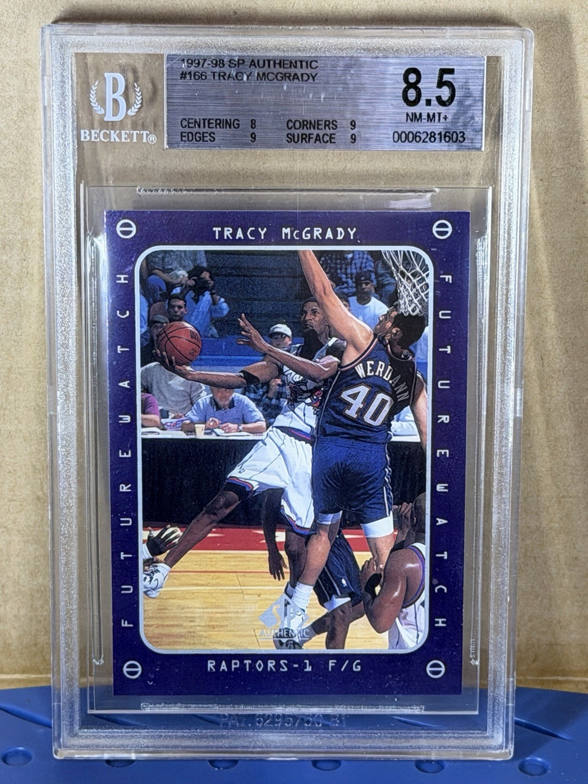 1997-98 Topps Chrome #125 Tracy McGrady RC BGS 8.5