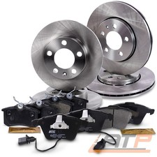 BREMSSCHEIBEN + BREMSBELÄGE BREMSKLÖTZE VORNE + HINTEN FÜR AUDI A6 4B C5