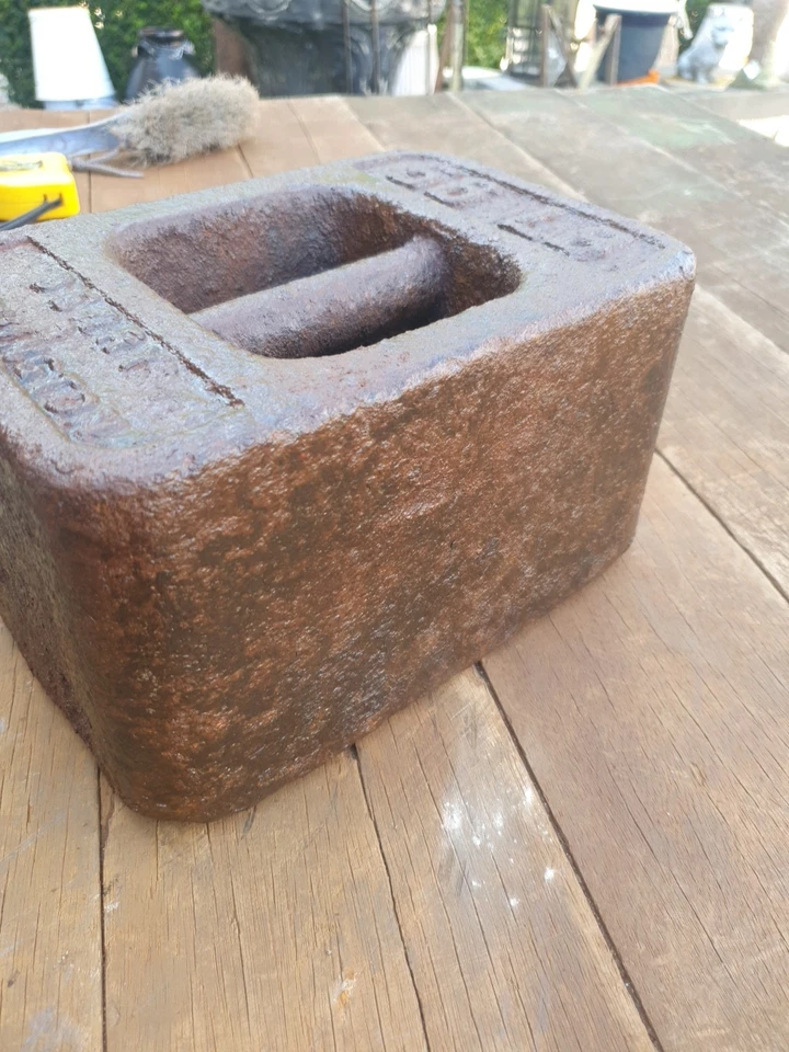 56lb Cast Iron Bar Weight  Berry & Warmington Liverpool Garden Gazebo Weight - Image 3 of 4