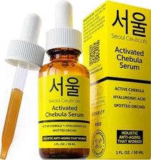 Seoul Ceuticals Chebula Active Serum for Face - Korean Skin Care Anti Aging -1oz